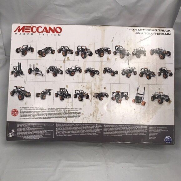 Meccano 6028599 443 Piece Maker System 4x4 Off-Road Truck Kit For Ages 9+ NS137 - Picture 7 of 9